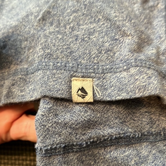 Ocean + Coast Heather Blue short sleeve Henley 3XLT in EUC - Picture 3 of 4